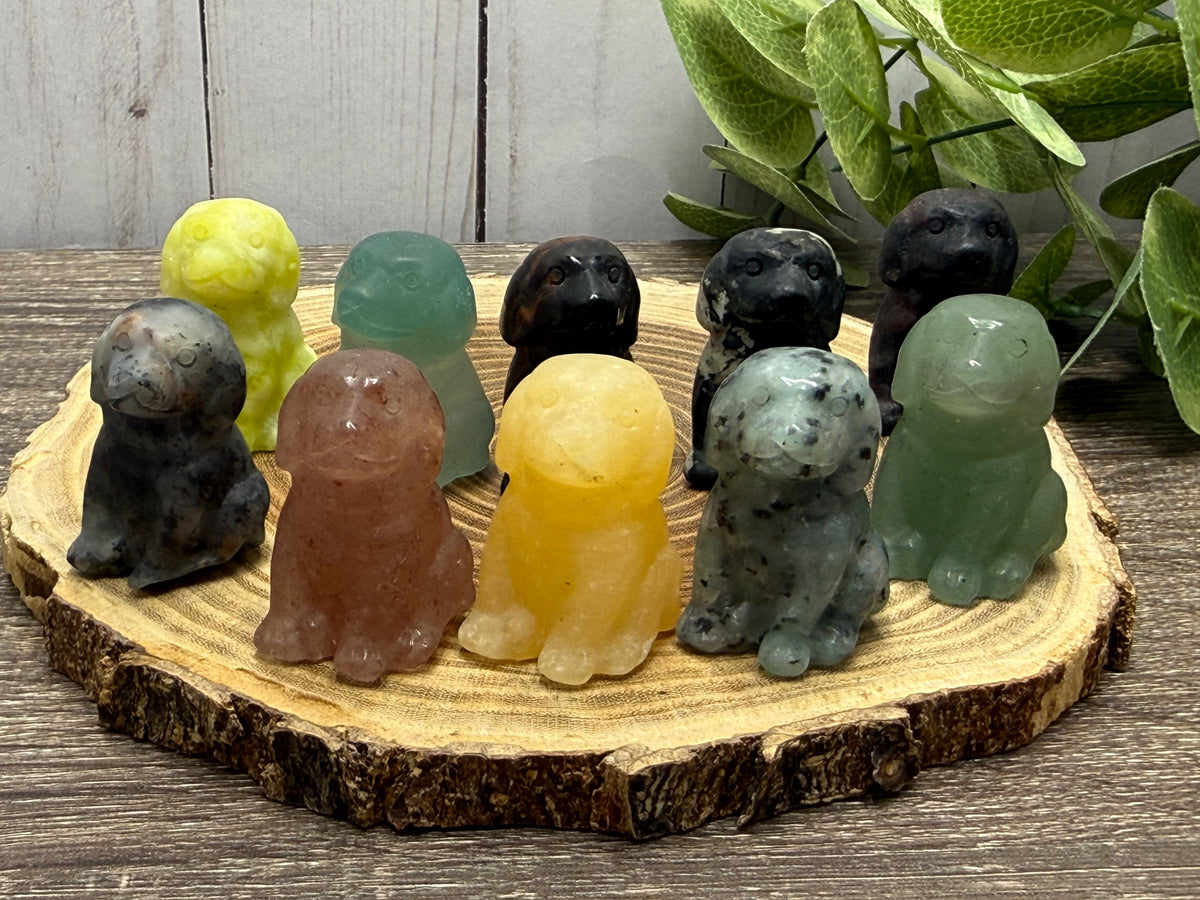 Dog Carvings
