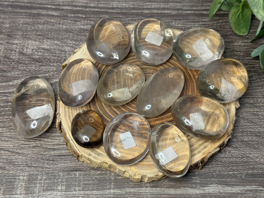Smokey Quartz Palm Stones