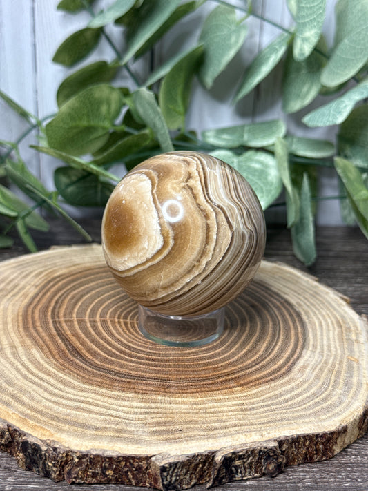 Chocolate Calcite Spheres