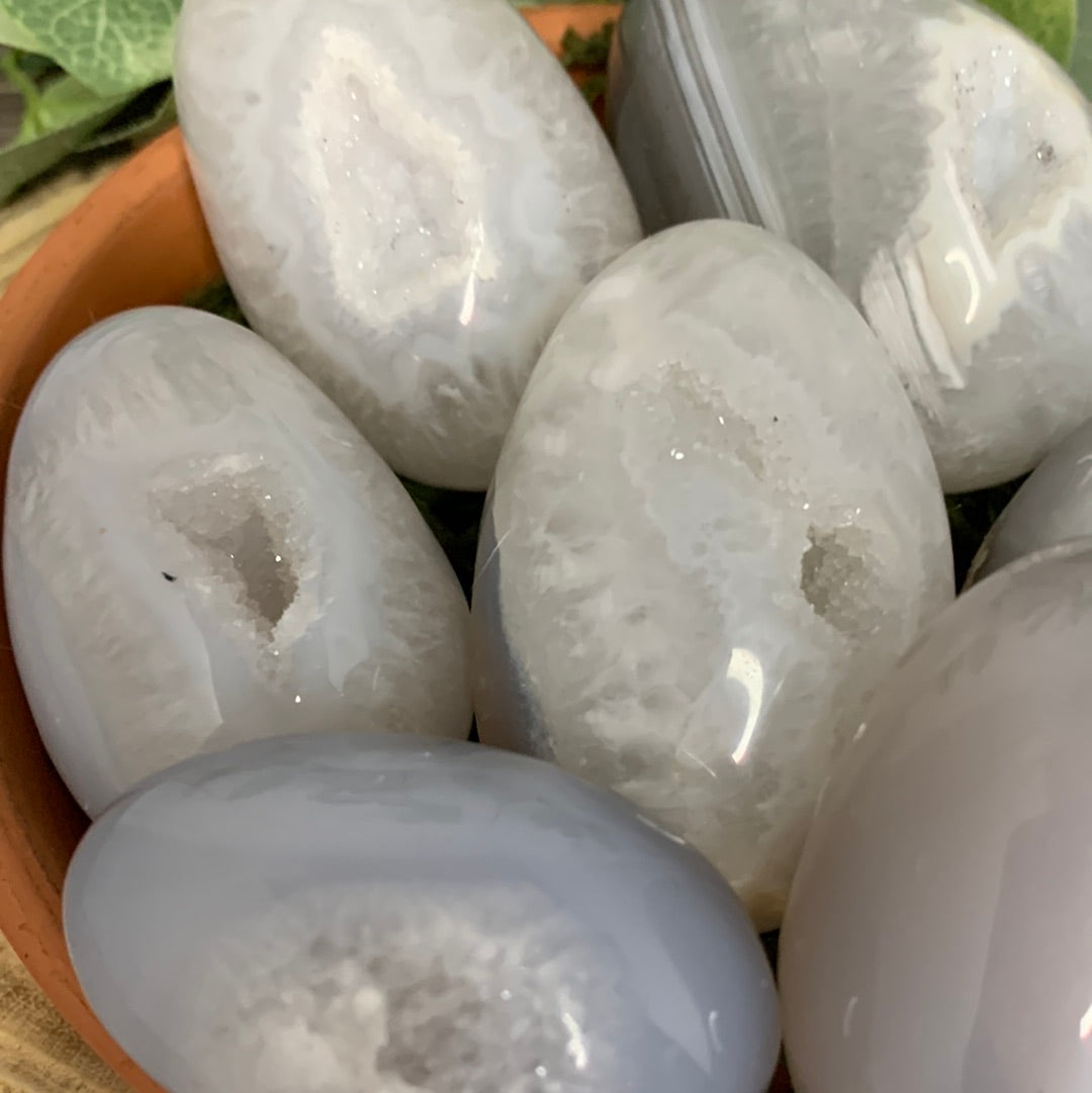 Druzy Agate Eggs