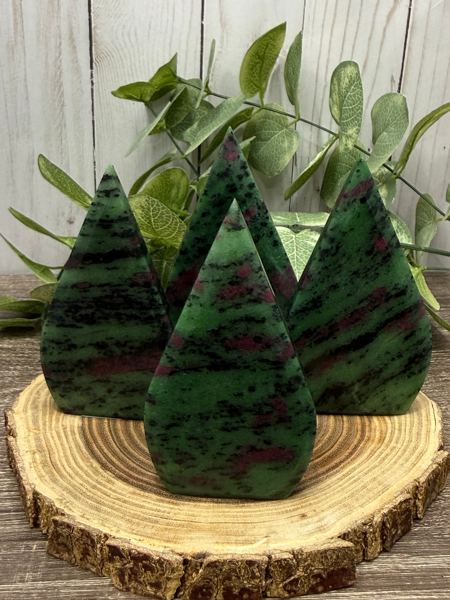 Ruby in Zoisite Freeforms