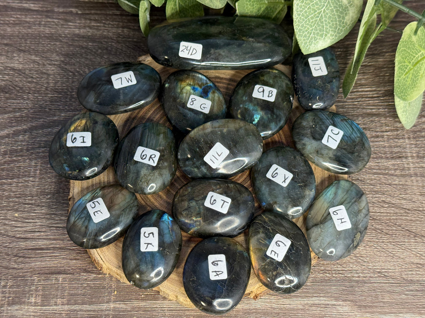 Labradorite Palm Stones