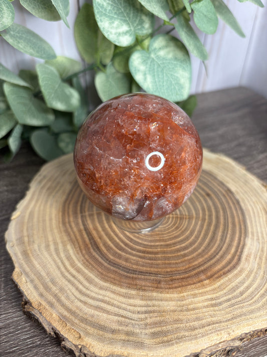 Fire Quartz Sphere