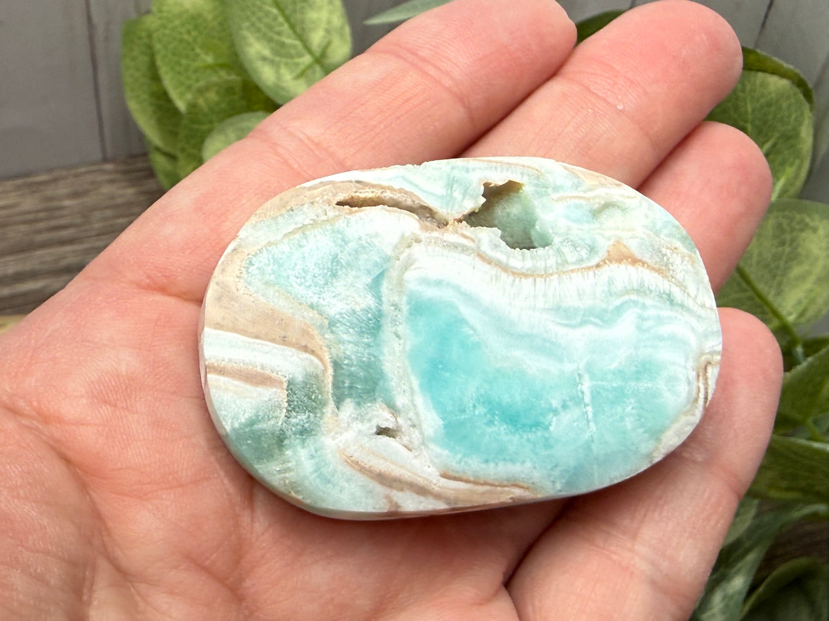 Caribbean Calcite Palm Stones