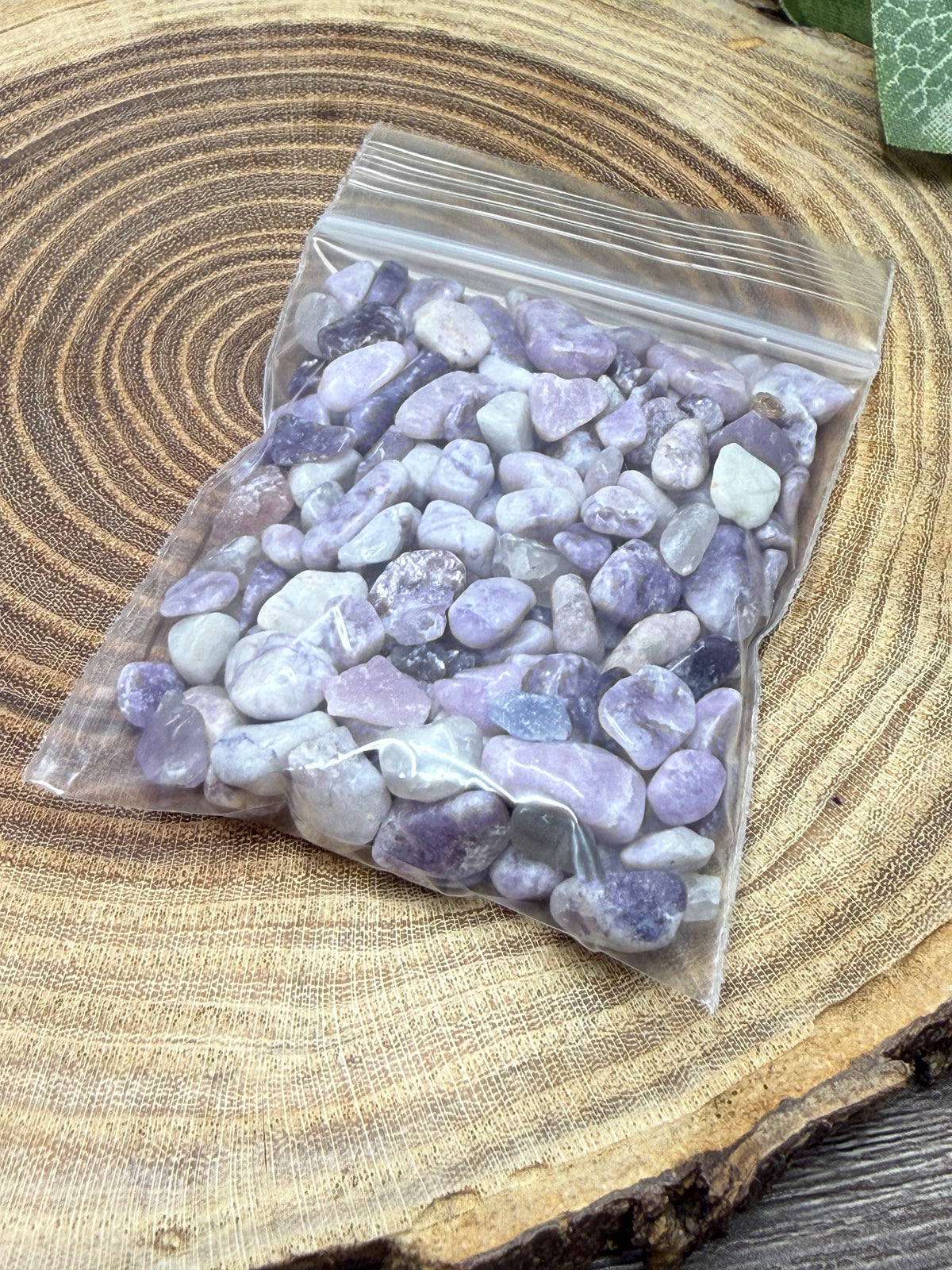 Lepidolite Crystal Chip Bag (small chips)