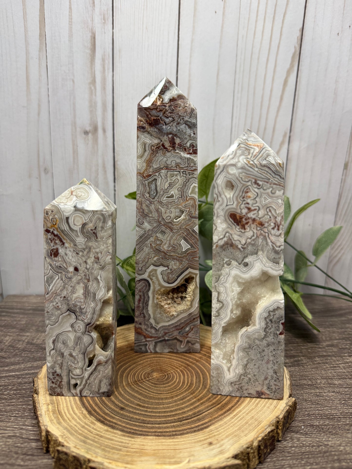 Mexican Lace Agate Towers