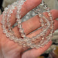 Clear Quartz (Small Crystals) - Bracelet 6 mm