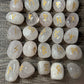 Rose Quartz Rune Stones Set #1 Crystal with Elder Futhark Letterings
