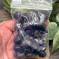 Amethyst Rune Stones Set Crystal with Elder Futhark Letterings - Set 2