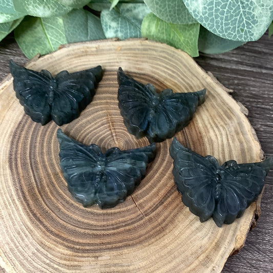 Labradorite Carved Butterfly