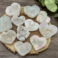 Druzy Geode Agate Hearts