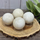 White Moonstone Spheres