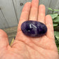 Chevron Amethyst Palm Stone