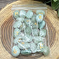 Green Aventurine Rune Stones Set Crystal with Elder Futhark Letterings - Set 2