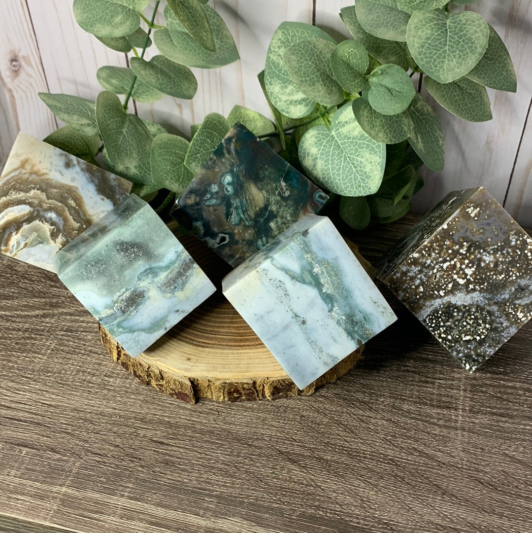 Ocean Jasper Cubes / Squares