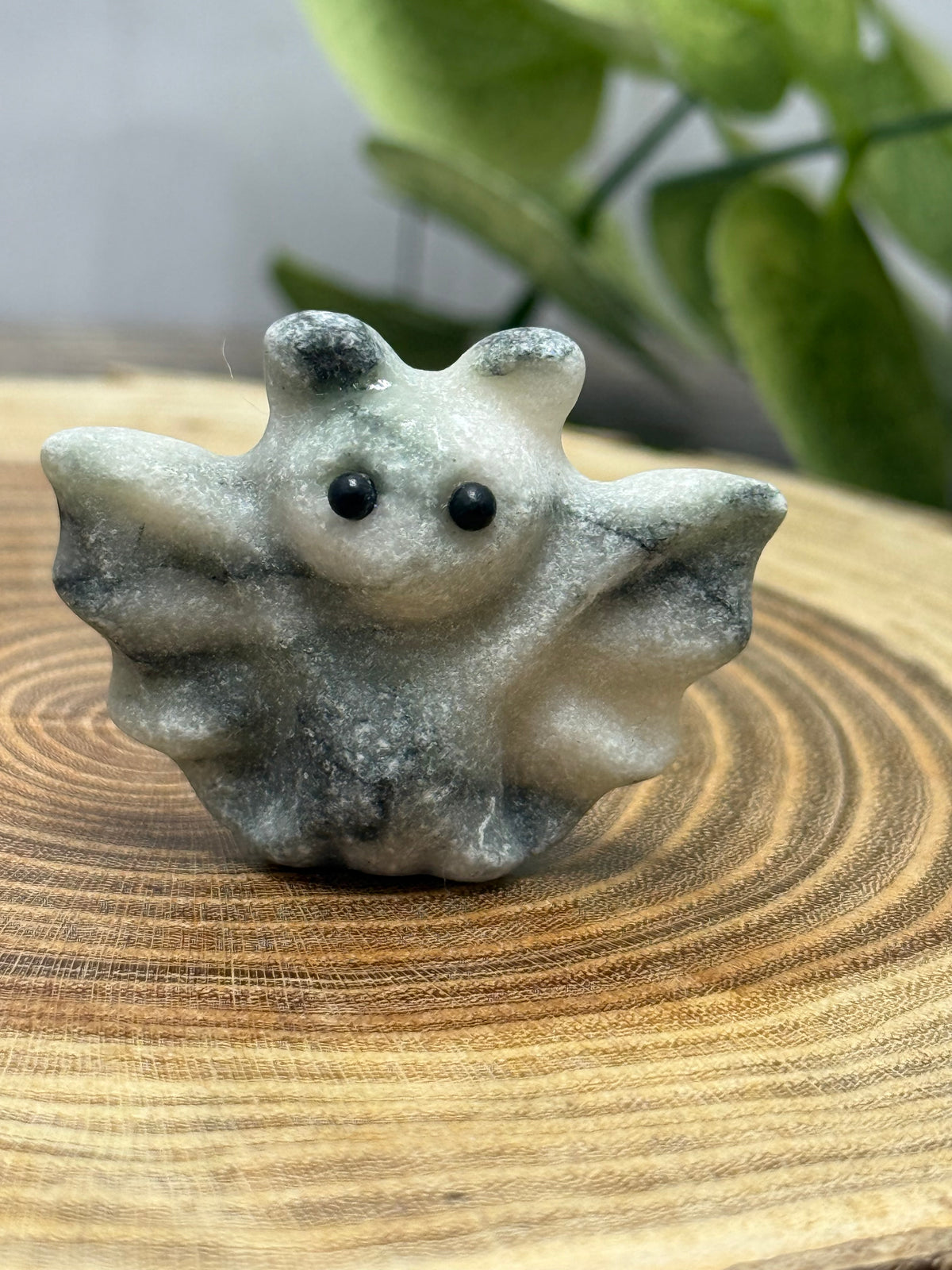 Crystal Bat Carving