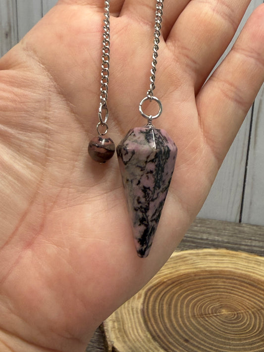 Pendulum Tapered Style - Rhodonite