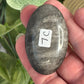 Obsidian - Silver Sheen Palm Stones