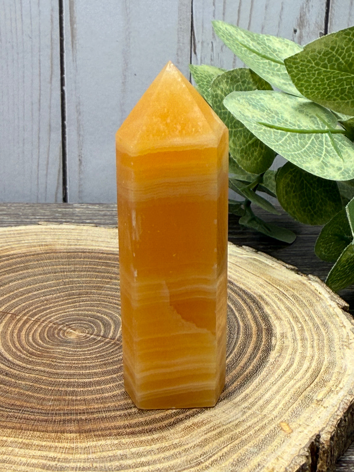 Orange Calcite Tower
