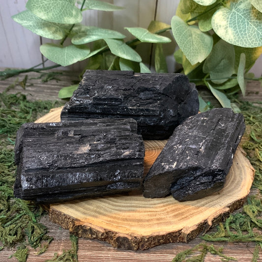 Black Tourmaline Raw - Large