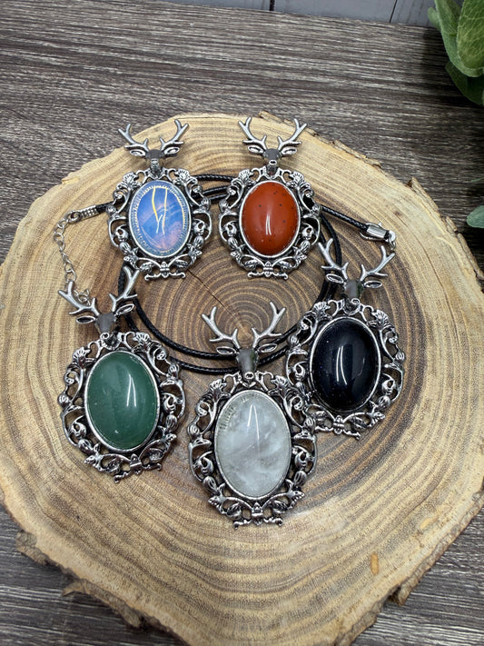 Deer Framed Pendant