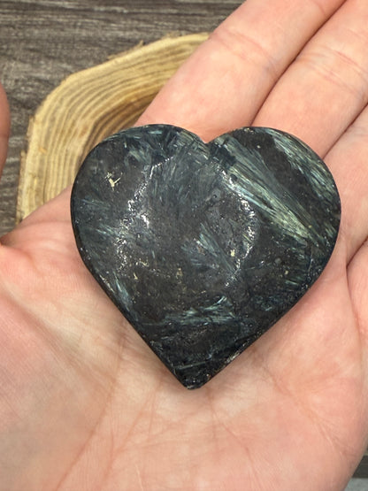 Garnet and Astrophyllite Hearts