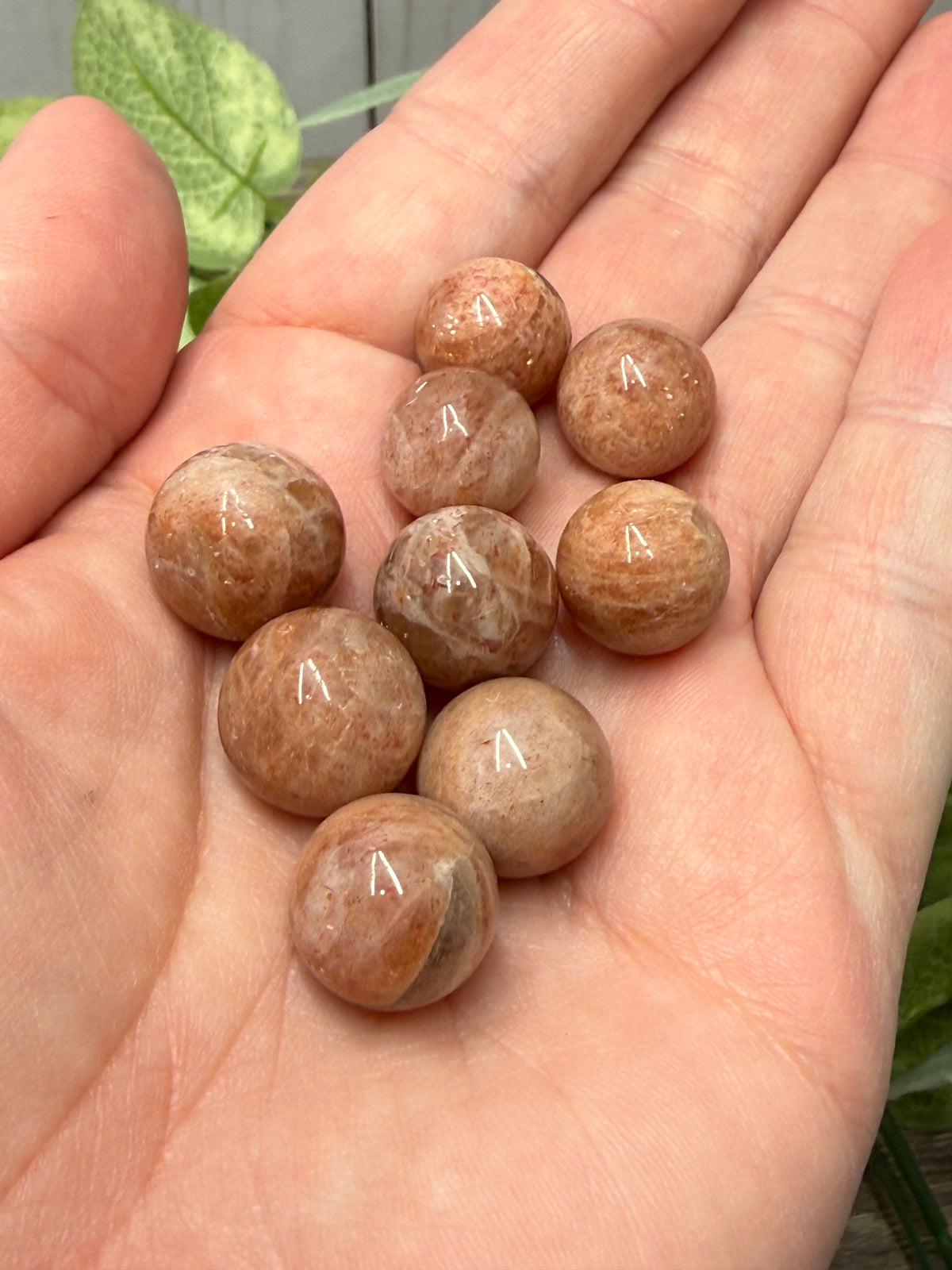 Peach Moonstone Mini Sphere