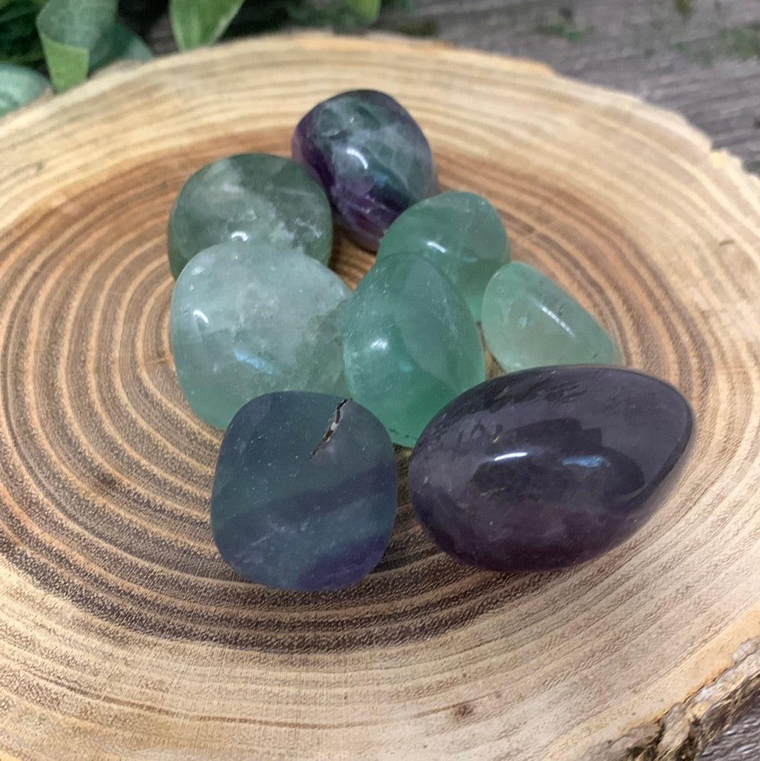 Fluorite Tumbles