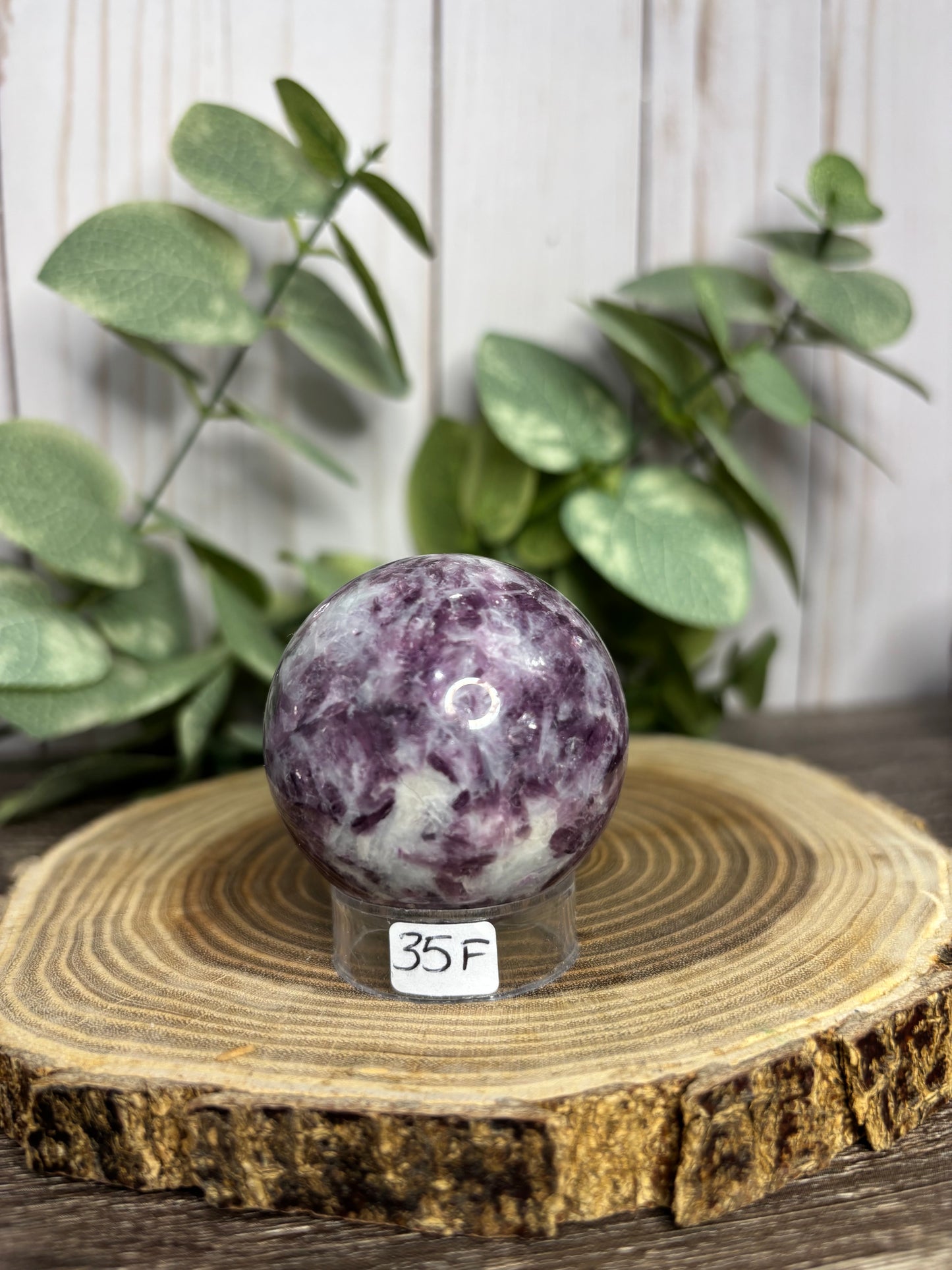 Lepidolite Sphere