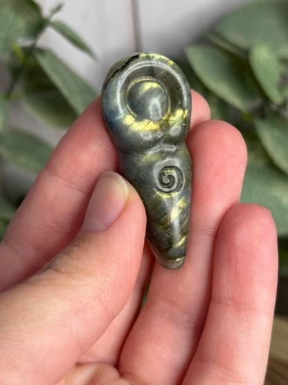 Goddess Labradorite Carving