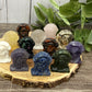 Tombstones / Head Stones with a Skull Engraved - Halloween Carving