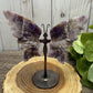 Butterfly Wings on Stand - Dream Amethyst