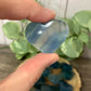 Blue Fluorite Carved Hearts