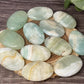 Pistachio Calcite Palm Stone