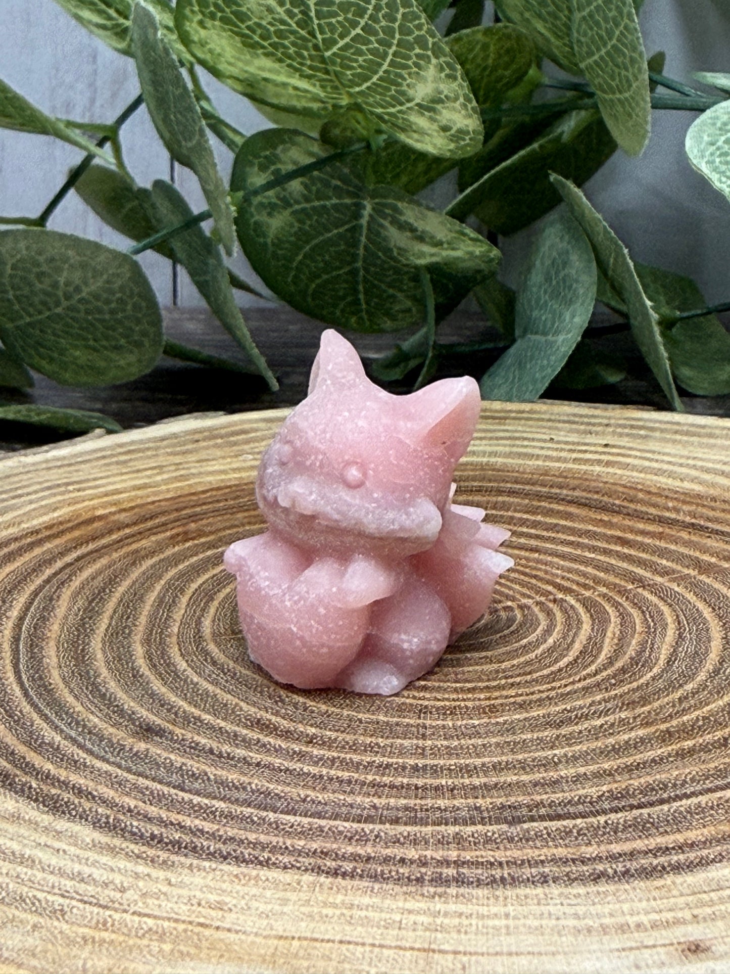 Small Nine Tailed Fox Carvings