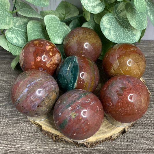 Ocean Jasper Spheres