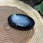 Black Agate Palm Stones