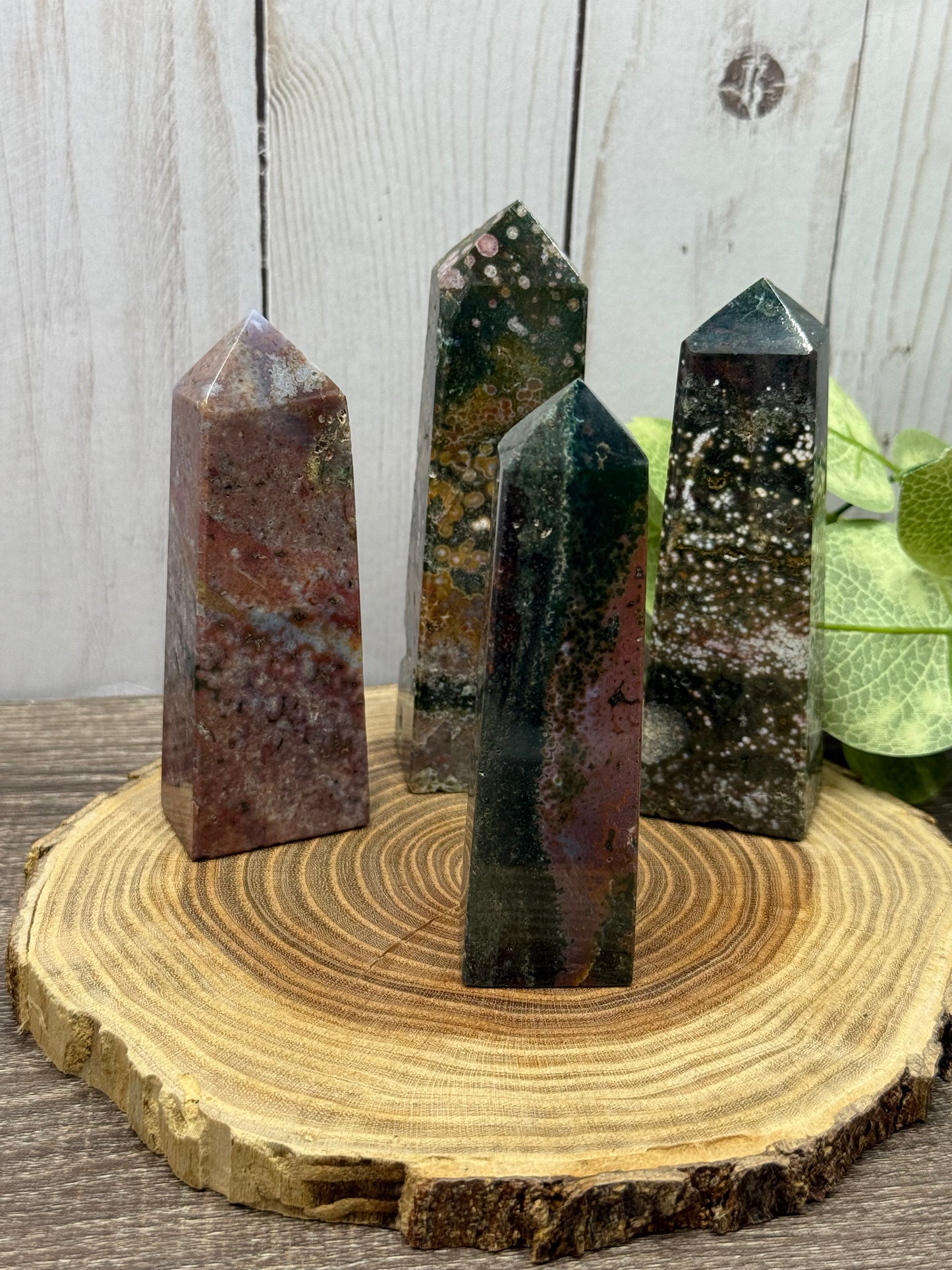 Ocean Jasper Towers - Rectangle Cut