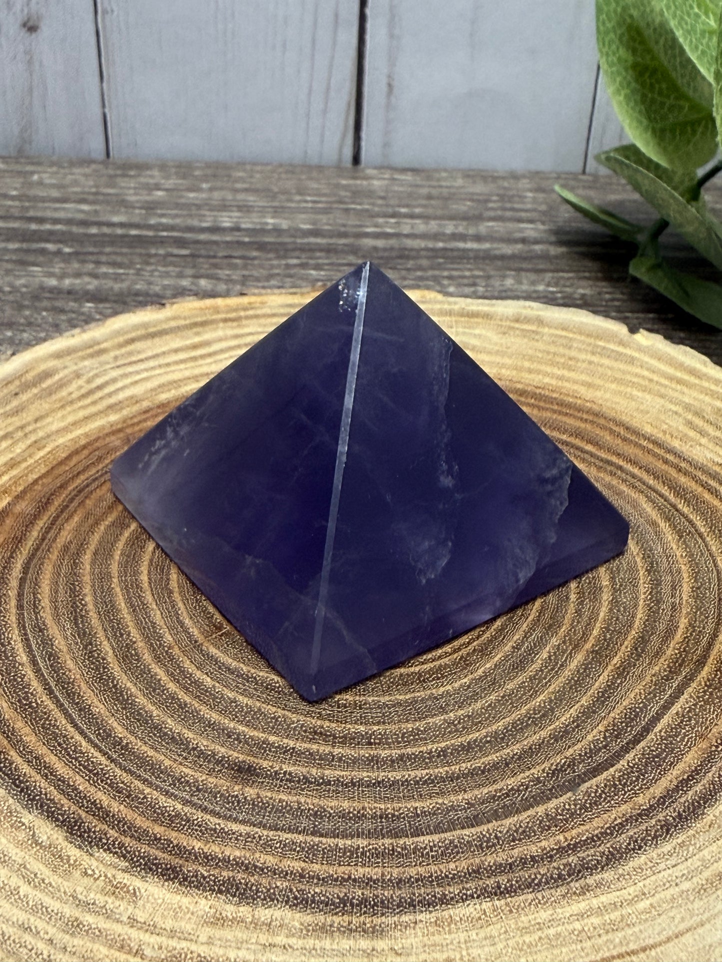 Purple Fluorite Pyramid