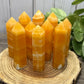 Orange Calcite Tower