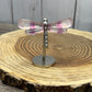 Small Dragonfly Wings on Stand - Fluorite