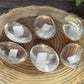 Smaller Clear Quartz Palm Stones