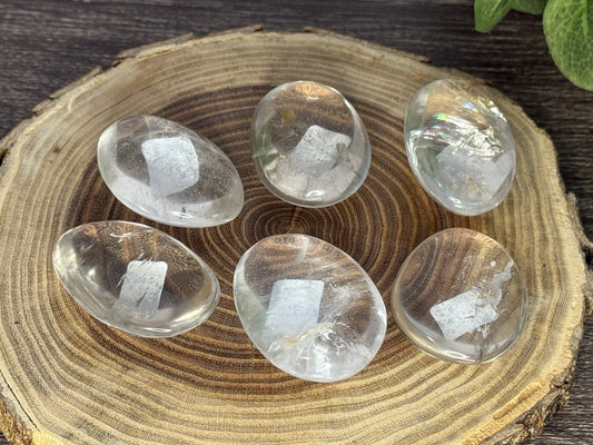 Smaller Clear Quartz Palm Stones