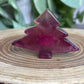 Christmas Tree Crystal Carving (Fluorite)