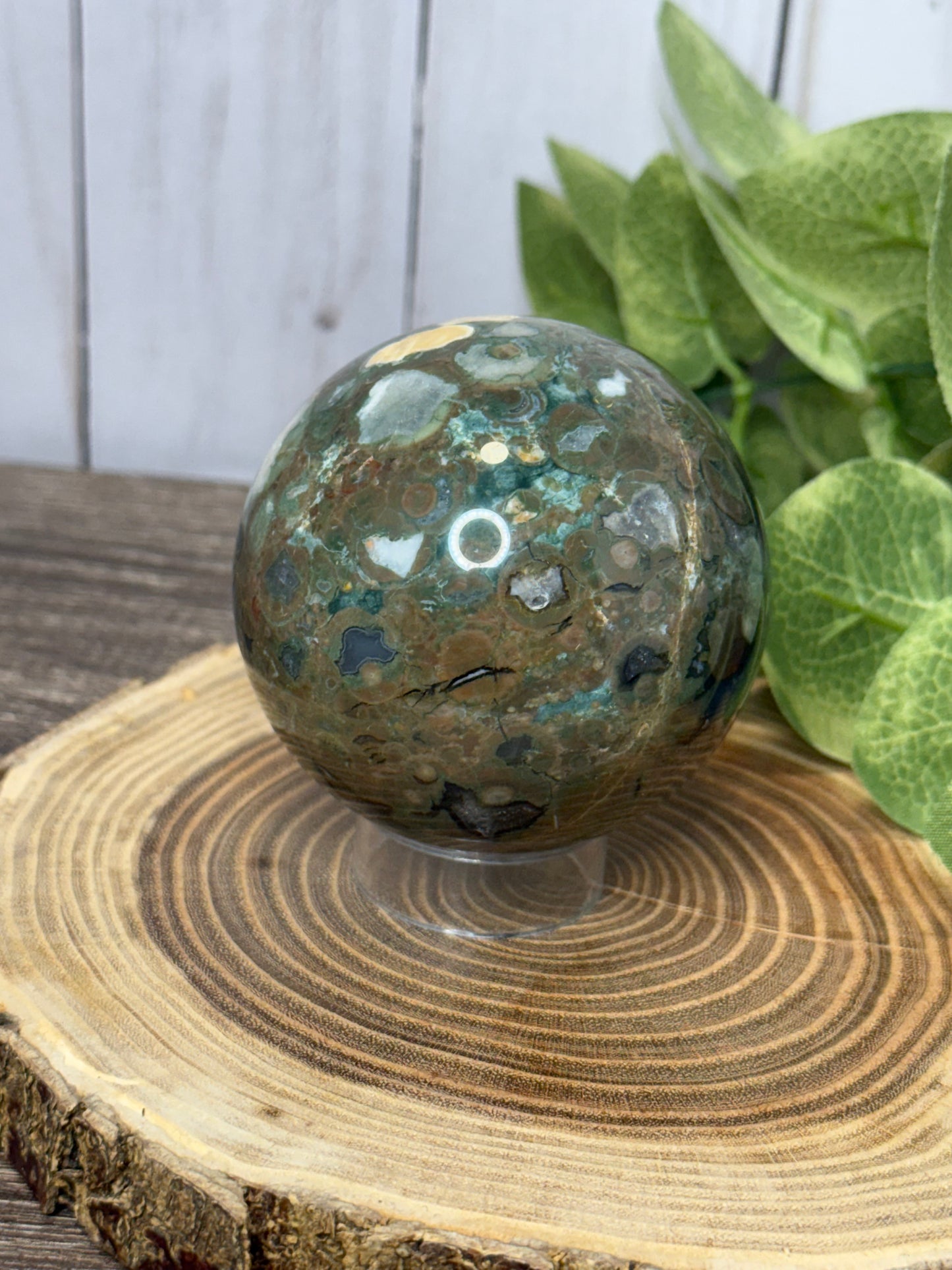 Rainforest Agate Sphere