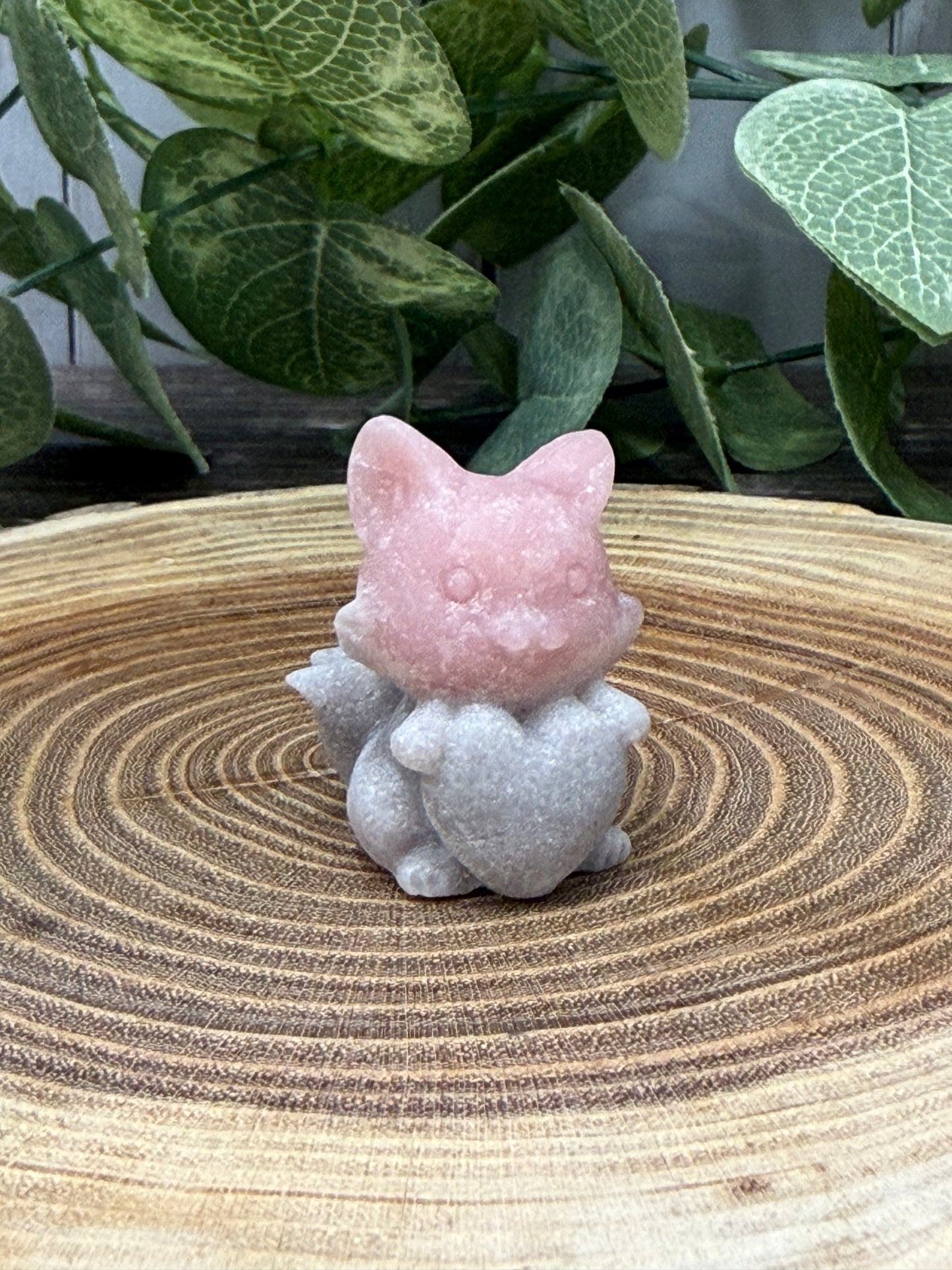Small Nine Tailed Fox Carvings