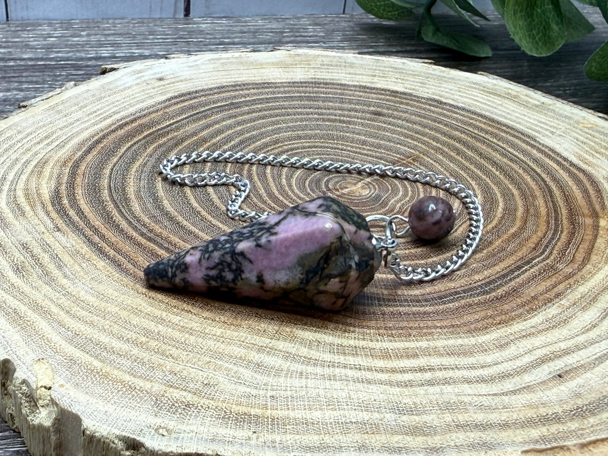 Pendulum Tapered Style - Rhodonite