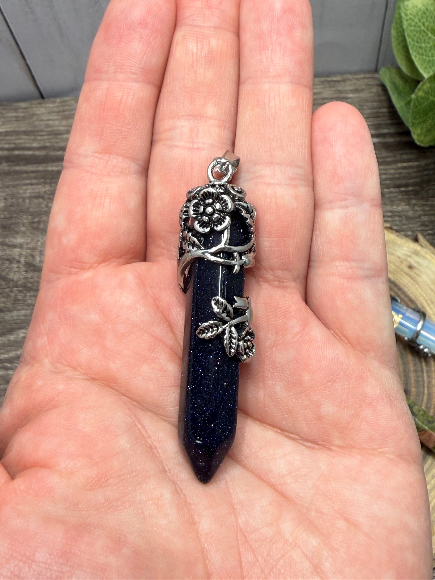 Flower Wrapped Pendant