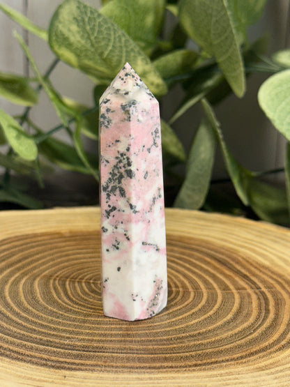 Pink Rhodonite Towers