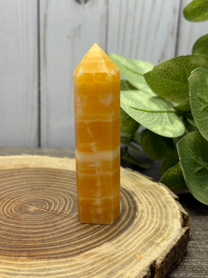 Orange Calcite Tower